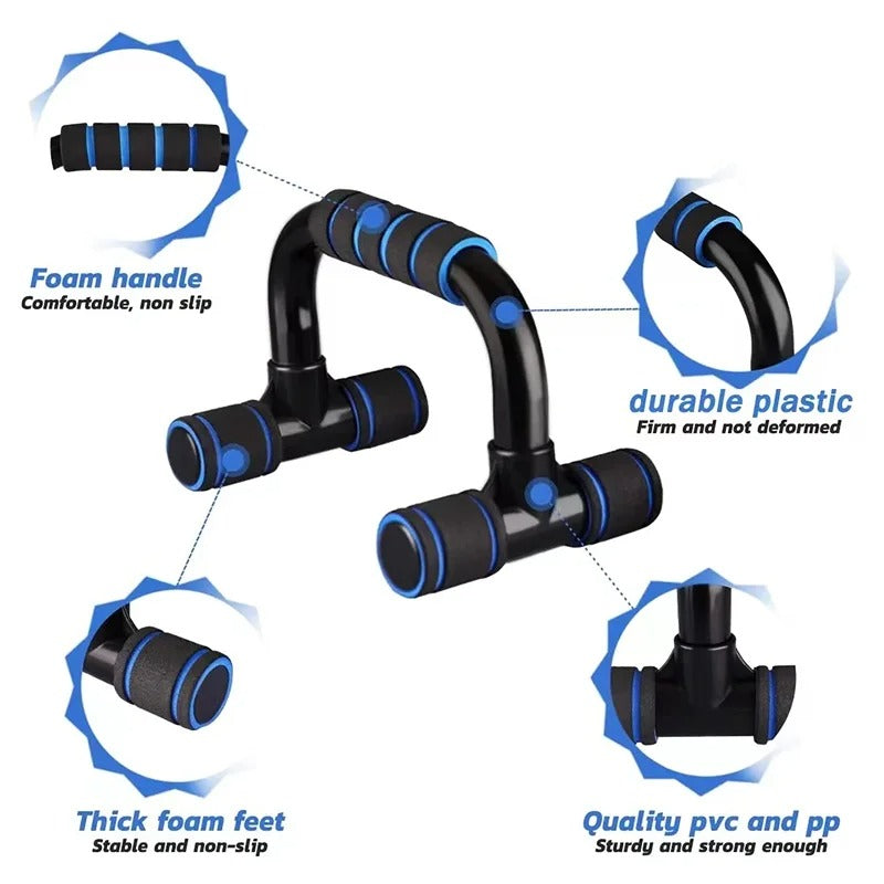 U-Shaped Ergonomic Push-Up Bars (Pair)