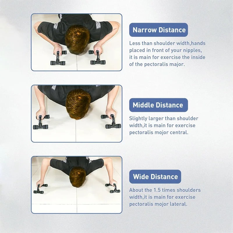 U-Shaped Ergonomic Push-Up Bars (Pair)