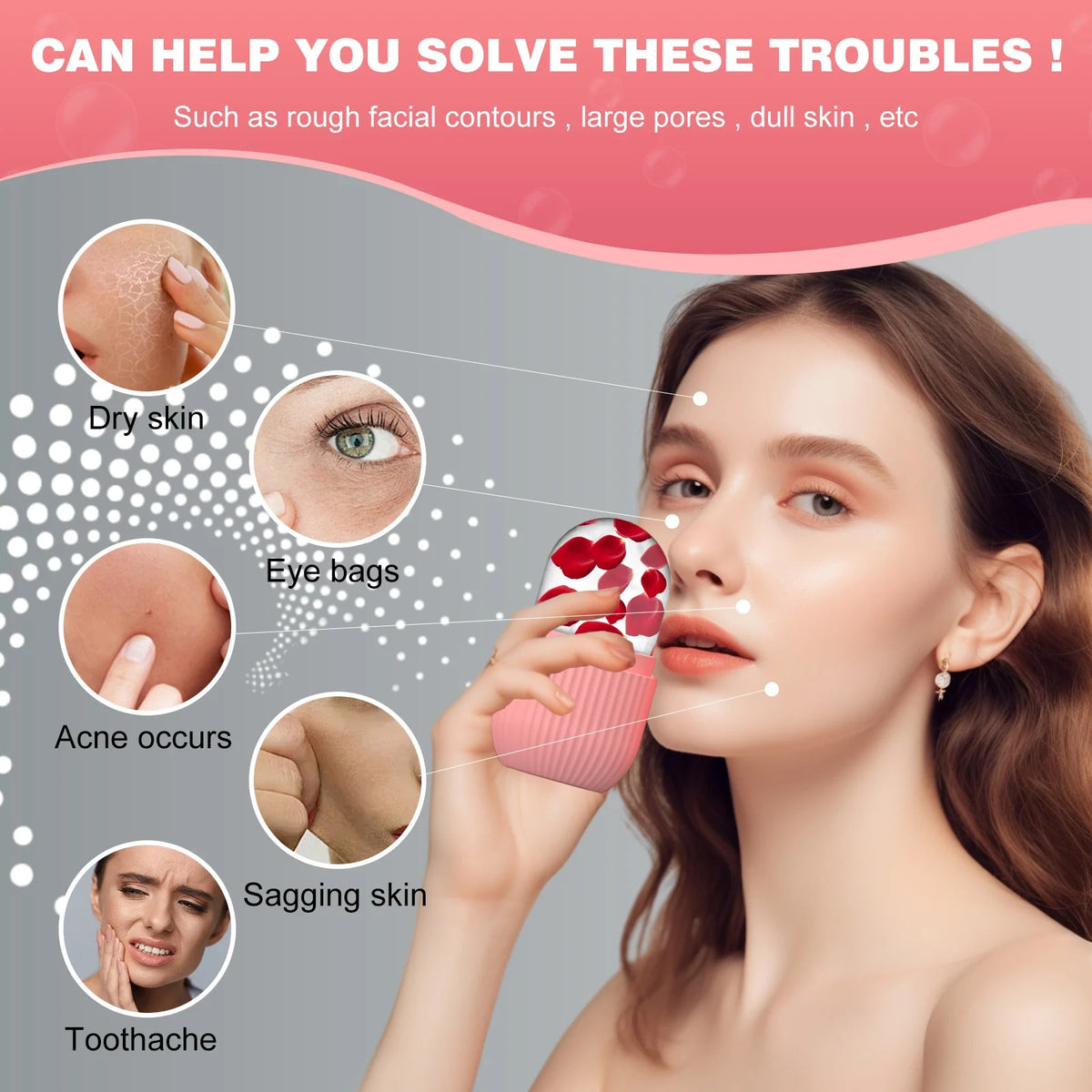 Silicone Face Ice Mold